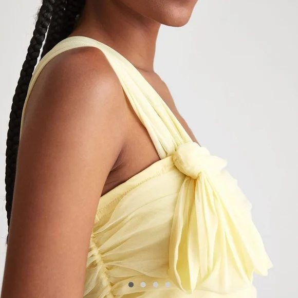 *Anthropologie Maeve Tulle Bow Top - Picture 2 of 4